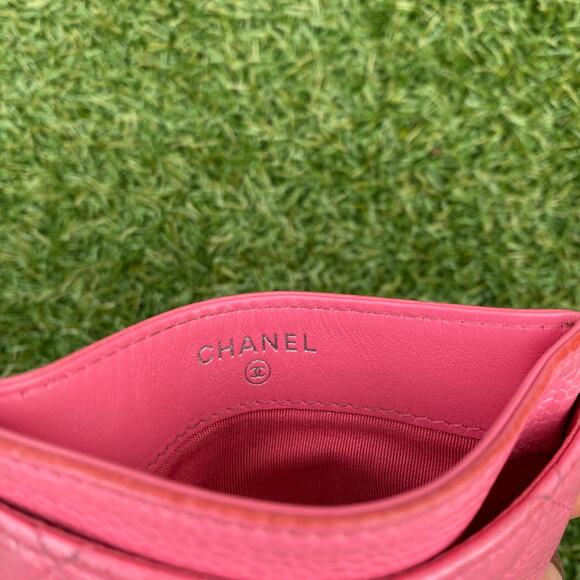 Chanel Leather Pink Card Holder Wallet - Picture 3 of 5